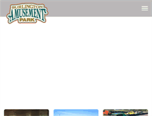 Tablet Screenshot of burlingtonamusementpark.com